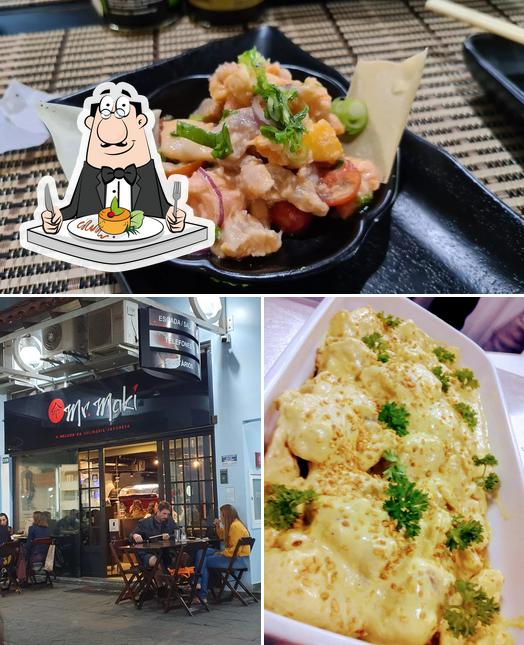 Entre diversos coisas, comida e interior podem ser encontrados a Mr. Maki Culinária Japonesa