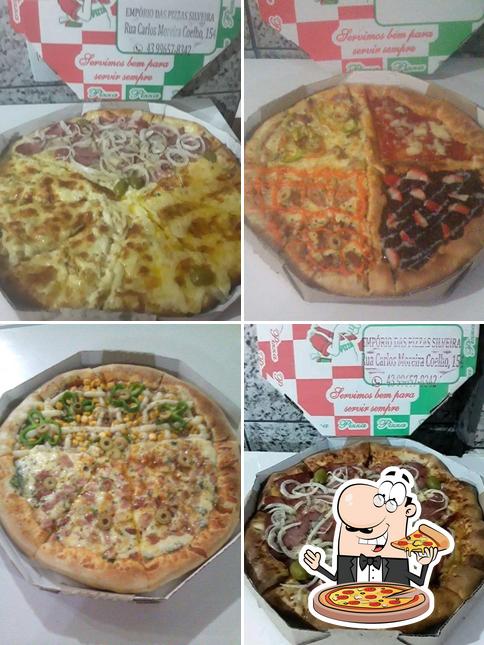 No Empório Pizza Silveira, você pode desfrutar de pizza