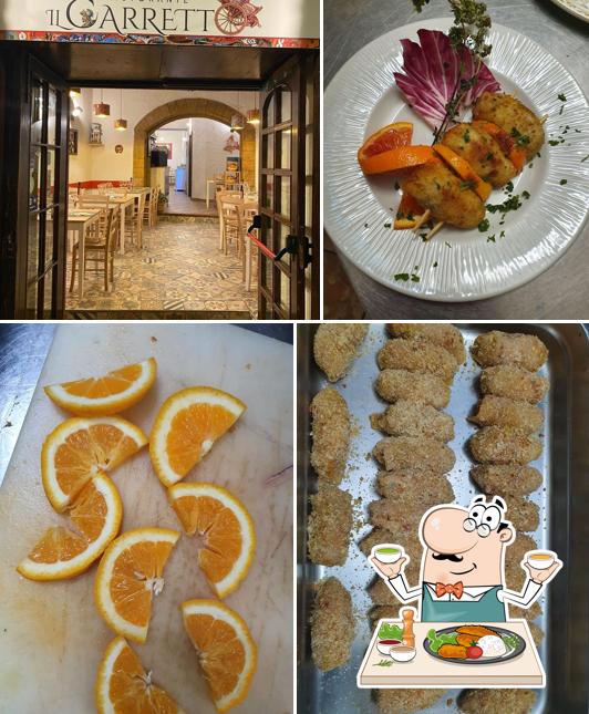 Cibo al ristorante il Carretto