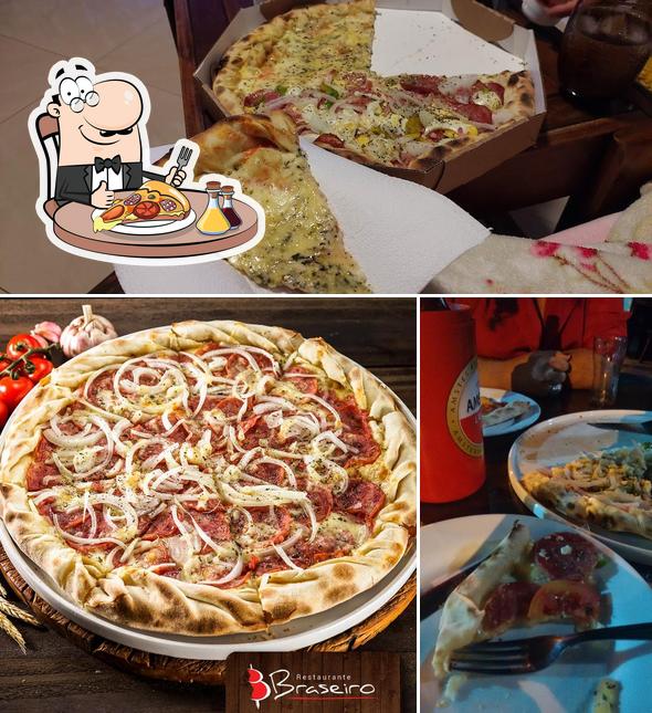 Order pizza at Restaurante Braseiro