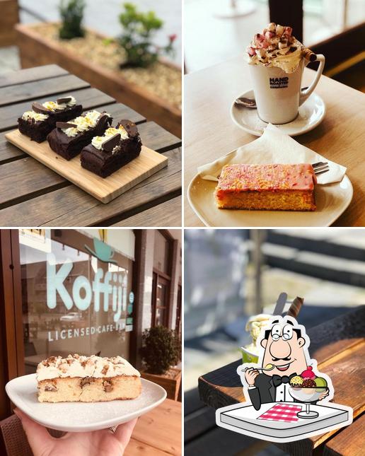 "Koffiji Cafe Bar Falmouth" представляет гостям широкий выбор сладких блюд