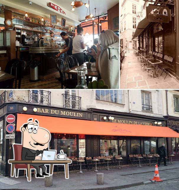 L'intérieur de Bar du Moulin