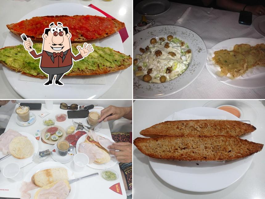 Еда в "Restaurante El Faro"