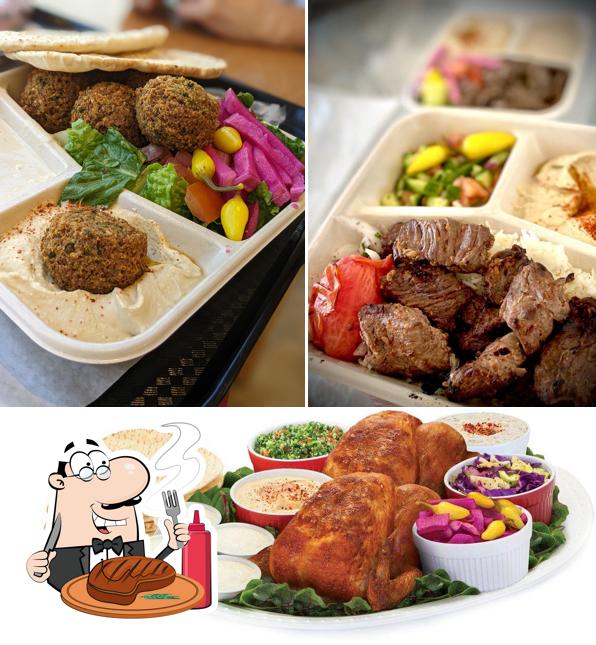 Try out meat dishes at Zankou Chicken