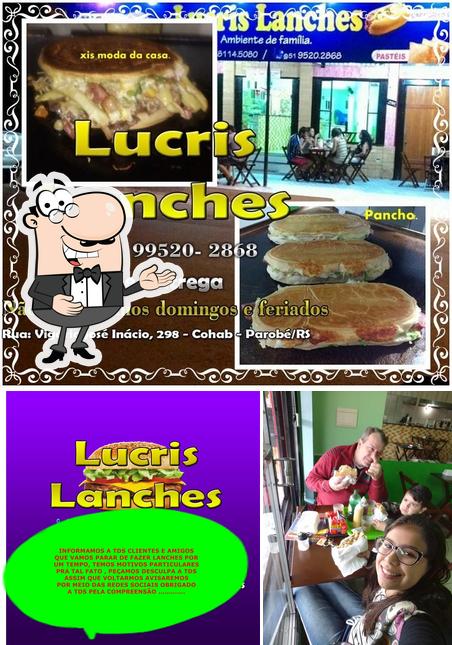 Look at the picture of Lucris Lanches