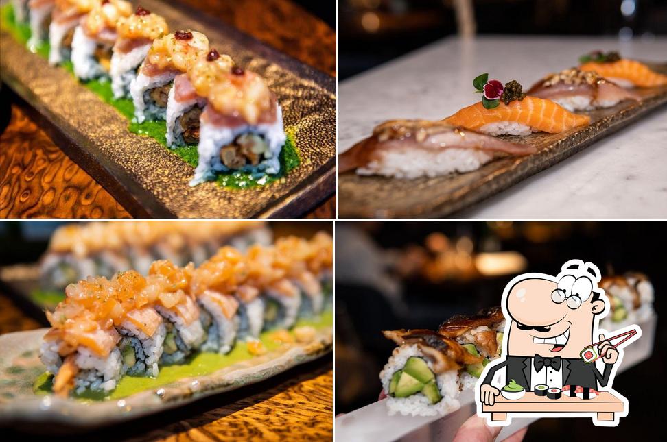 Scegli le diverse opzioni di sushi