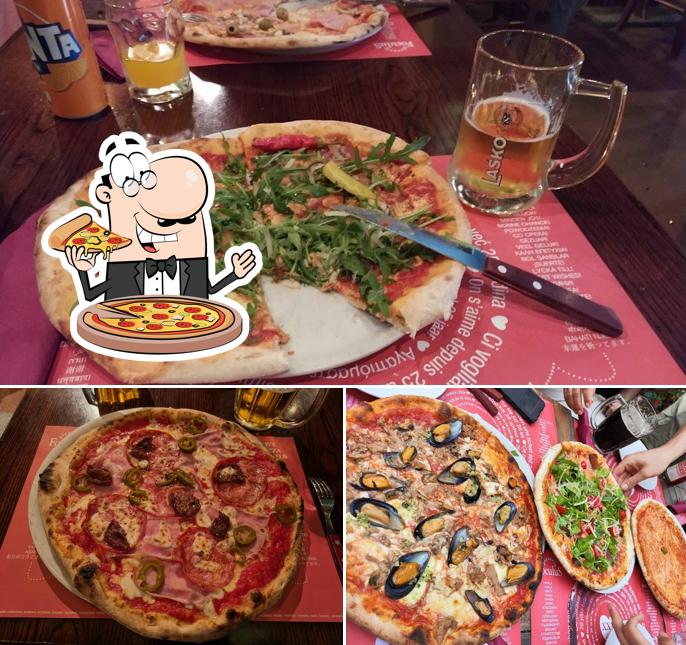 Scegli tra le svariate varianti di pizza