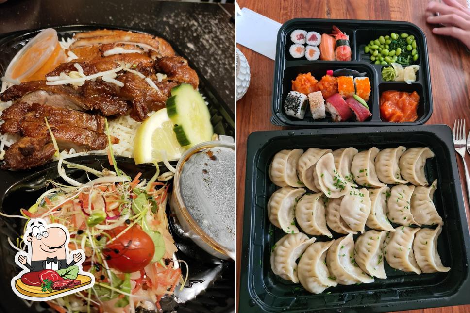 Pick meat meals at YUSHU- Sushi, Momo's & more