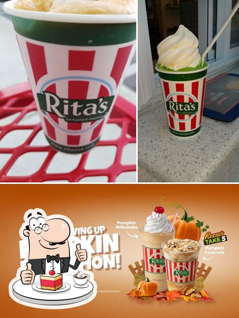 "Rita's Italian Ice & Frozen Custard" предлагает большое количество сладких блюд