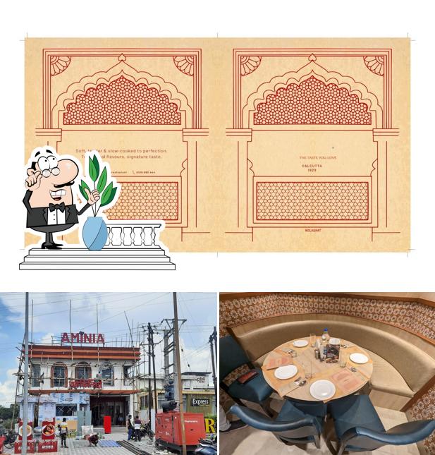 The photo of Aminia Restaurant - KolaghaT’s exterior and interior