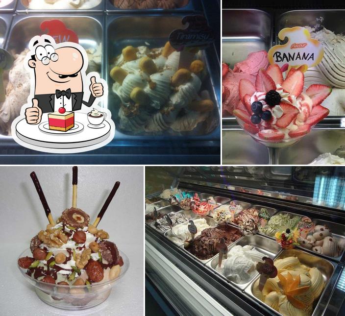 Bobo Gelati desserts, Abu Dhabi Restaurant menu