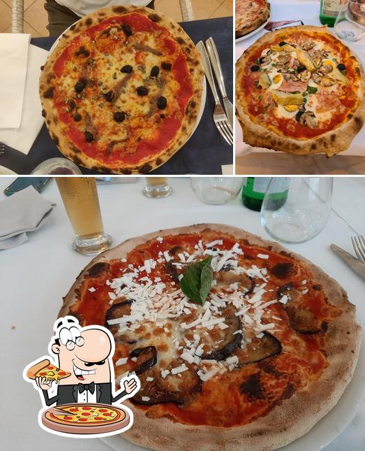 Prenez différents types de pizzas