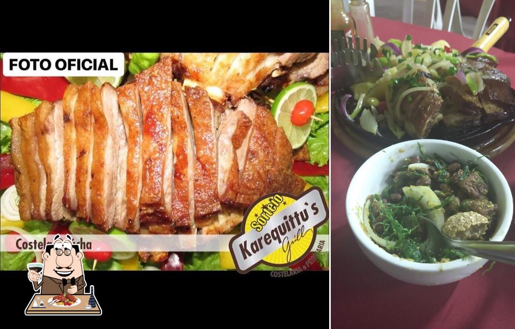 Peça refeições de carne no Karequittu's Grill Costelaria e Petiscaria