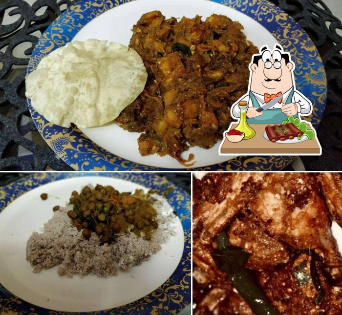 Order meat dishes at Kuttanadu Restaurant