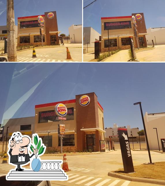 O exterior do Burger King