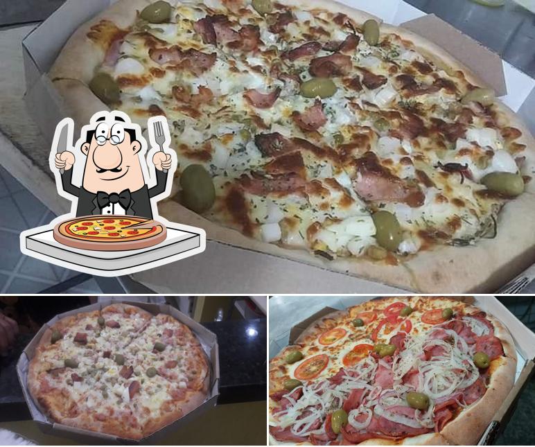 Peça pizza no Recanto do Sabor