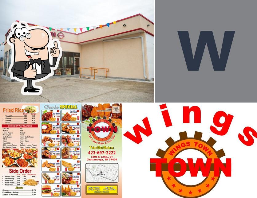 Wings Town in Chattanooga Restaurant menu and reviews