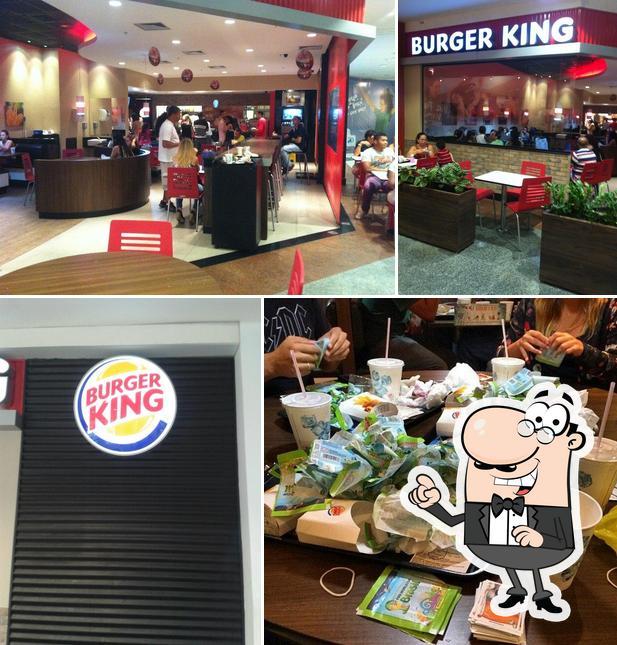 O interior do Burger King