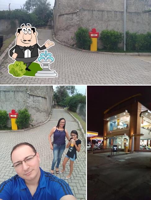 O exterior do McDonald's
