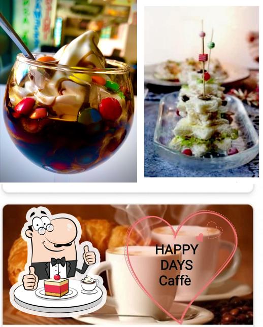 Happy Days Cafè propone un'ampia gamma di dolci