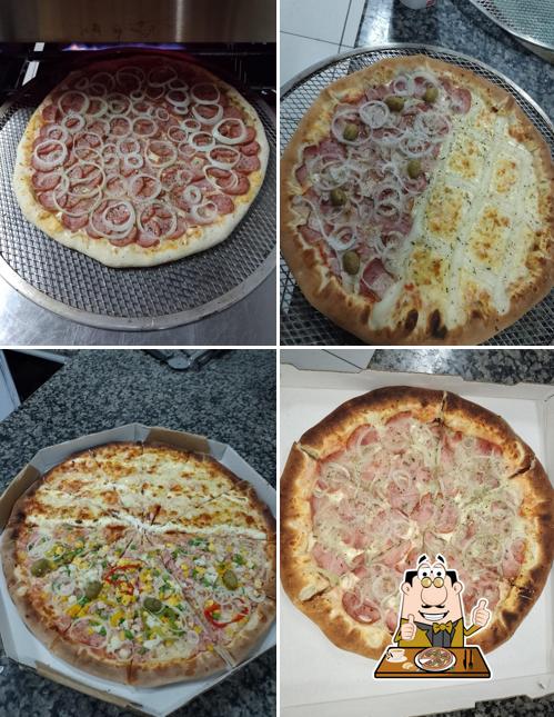 Consiga pizza no Bom de Garfo Pizzaria e Esfiharia Delivery