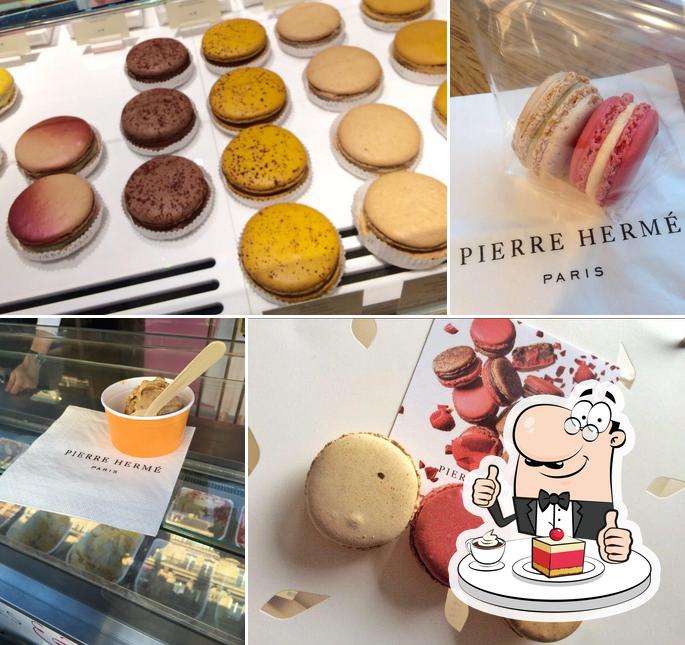 Pierre Hermé Paris offre une variété de desserts