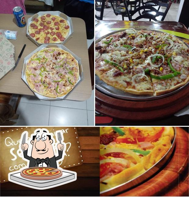 Consiga pizza no Sayb Pizzaria