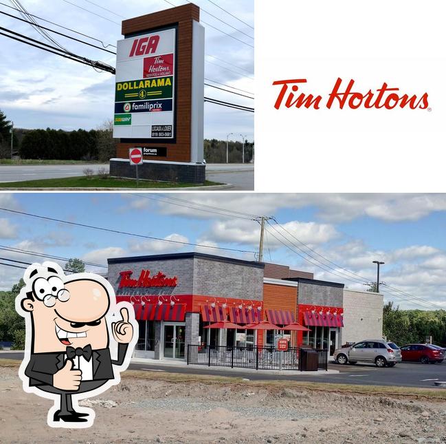 Voici une photo de Tim Hortons