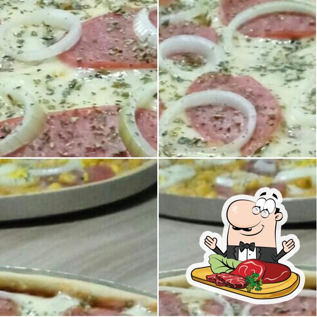 Carpaccio de carne em Pizzaria Grand Sabor Contêiner