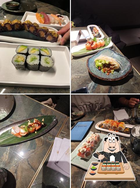 Prova le diverse opzioni di sushi