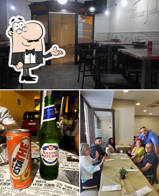 La interni e birra del ristorante