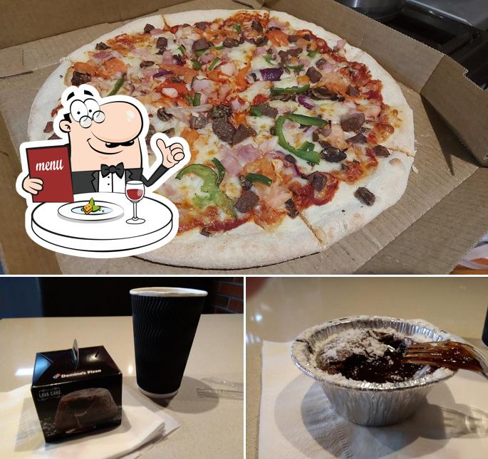 В Domino's Pizza есть еда, пиво и многое другое