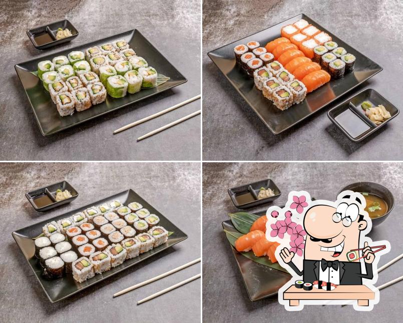 Prenez de nombreuses options de sushi