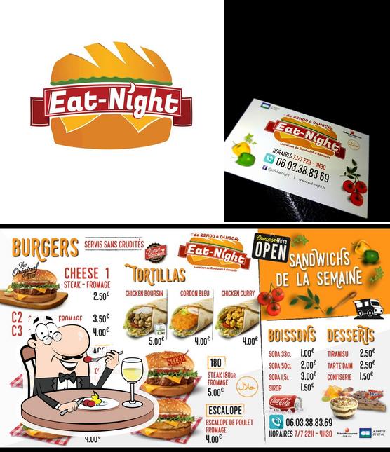 Nourriture à Eat Night - Livraison de Sandwich de 22h00 à 4h30 sur le 77 et 93 Torcy