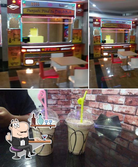 Punjabi dhaba is distinguished by interior and food