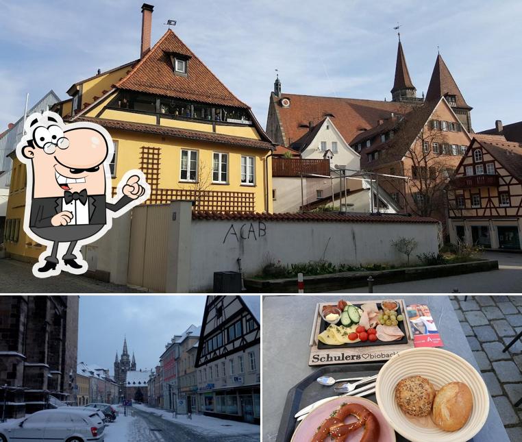 Café Krokant, Schulers biobackhaus cafe, Ansbach, MartinLutherPlatz