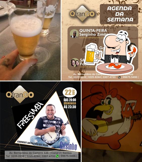 Q'Frango offerece uma opção de cervejas