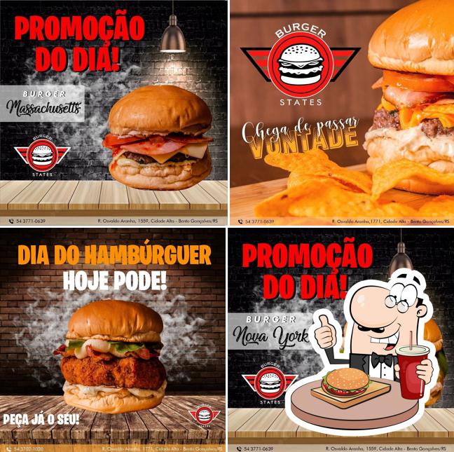 Hambúrguer em Burger States