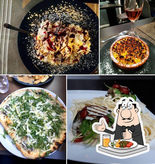 Nourriture à Grazie pizza italienne au feu de bois