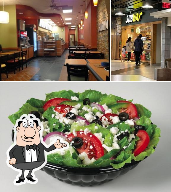L’image de la intérieur et nourriture concernant Subway