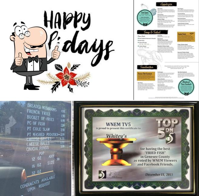 Whitey's Restaurant & Take Out in Davison Restaurant menu and reviews