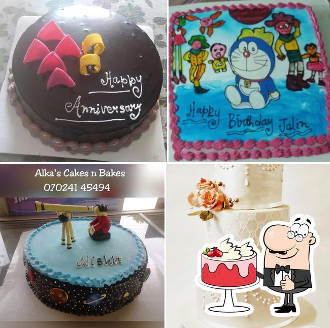 Trendy 1 Month Cake for baby delivered in Raipur