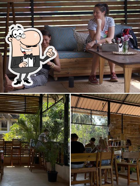 The interior of Cafe Osa Goa