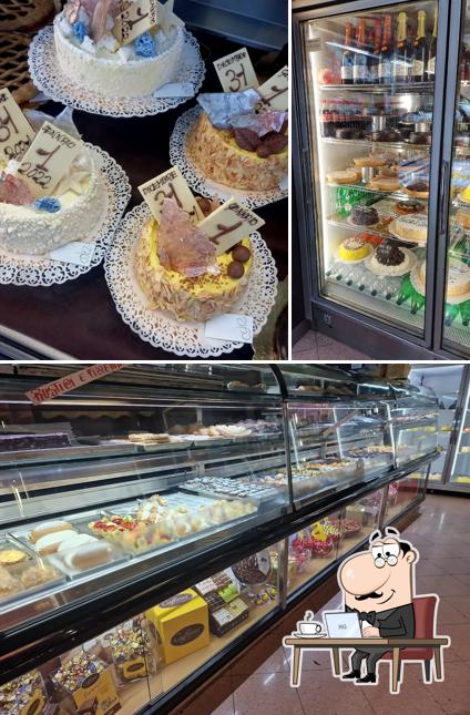 Gli interni di Pasticceria Galligani