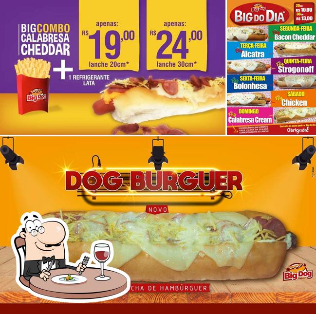 Comida em Big Dog Delivery