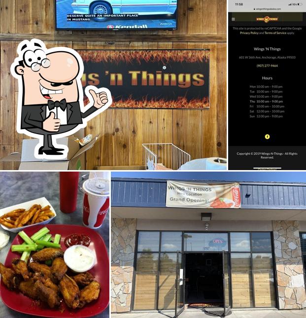 Wings 'N Things in Anchorage Restaurant menu and reviews