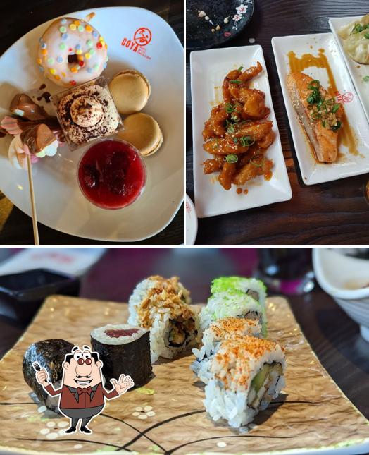 Meals at Sushi & Grill Restaurant Goya