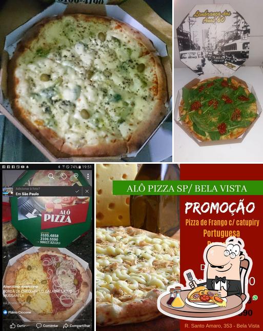 Consiga pizza no Alô Pizza