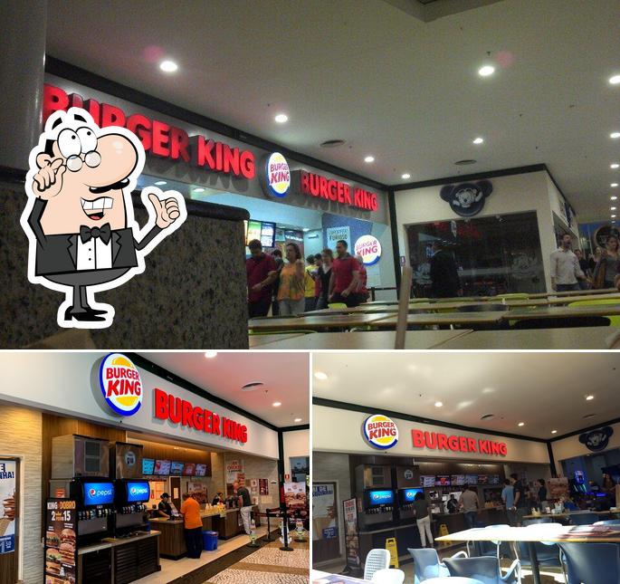 O interior do Burger King