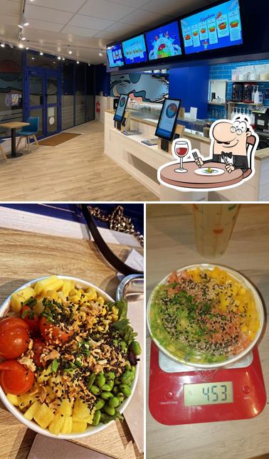 KONAPOKE - Fresh Bowls & Bubble Tea se distingue por su comida y interior